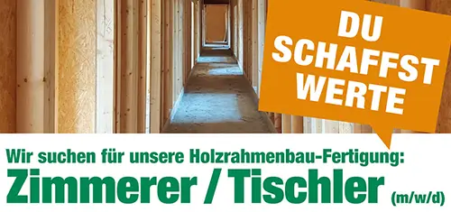 Zimmerer / Tischler Holzbau Janssen